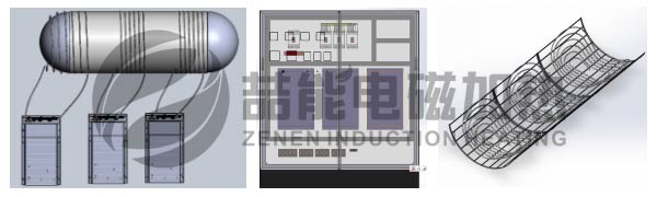 電源及線(xiàn)圈布置示意圖